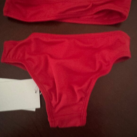 Andie Kids Toddler Girl AK002 Red Bikini Swim Set Size 3T - Picture 10 of 11